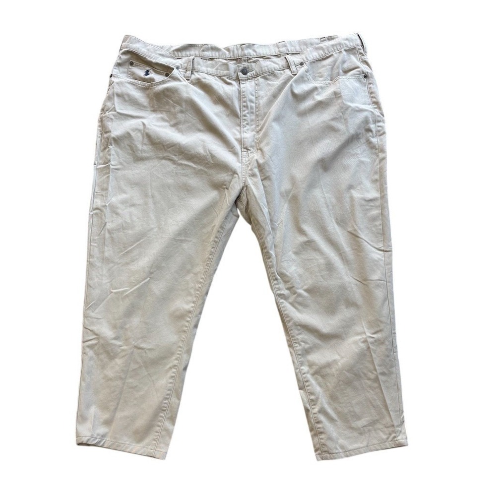 Polo Ralph Lauren Chino Pants Mens 50x34 Beige 5-Pocket Straight Leg